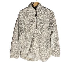 'Cozy Sherpa' Women's Large Pullover Sherpa Sweater